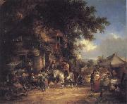 William Shayer The Village Festival oil painting on canvas